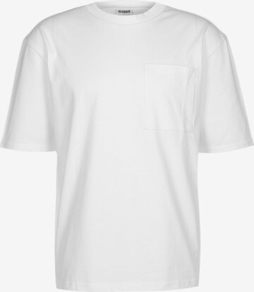 T-Shirt 'Heavy Boxy' Urban Classics en blanc : devant