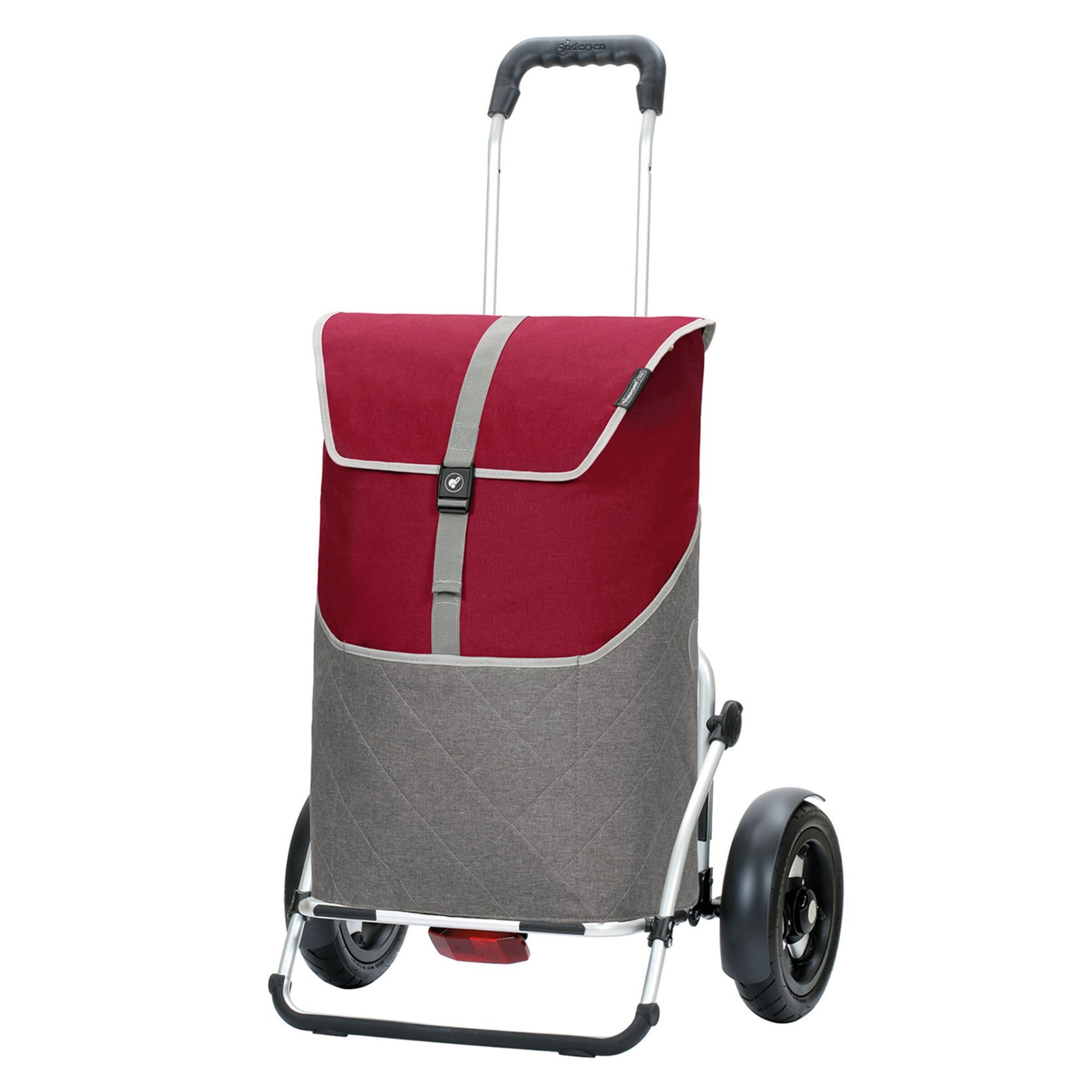 Andersen Shopper Trolley 'Plus Lasse' in Red: front