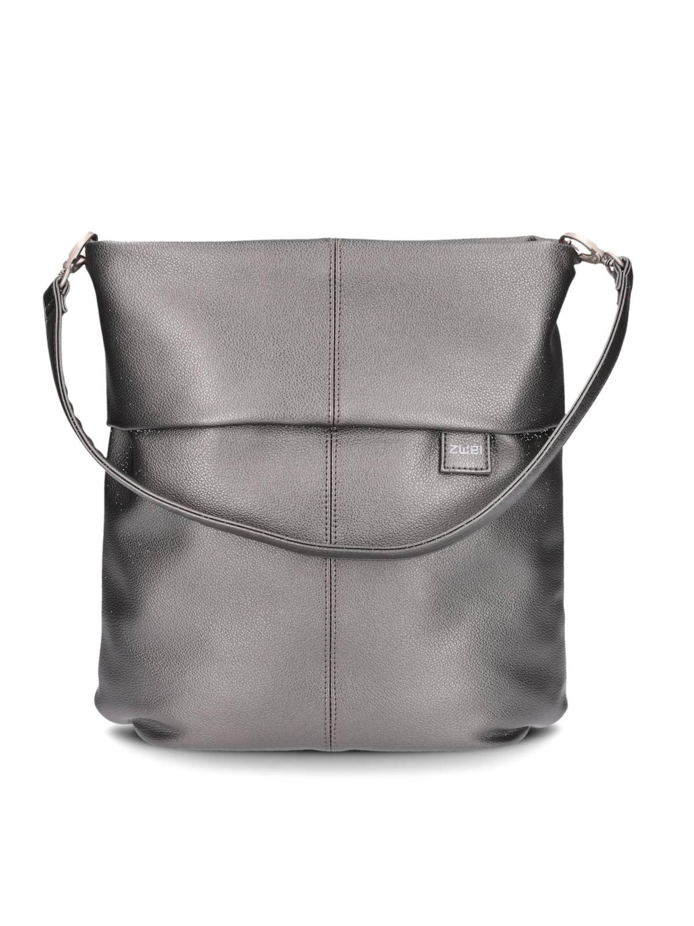 Borsa a spalla 'MADEMOISELLE.M M12' di ZWEI in argento