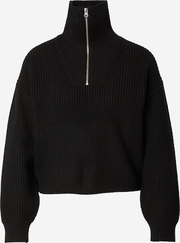 WEEKDAY Sweater 'Sienna' in Black: front