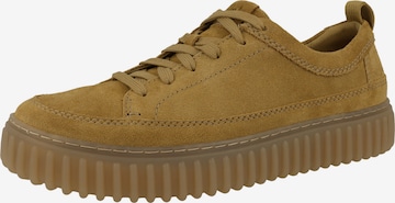 Chaussure de sport à lacets 'Torhill' CLARKS en jaune : devant