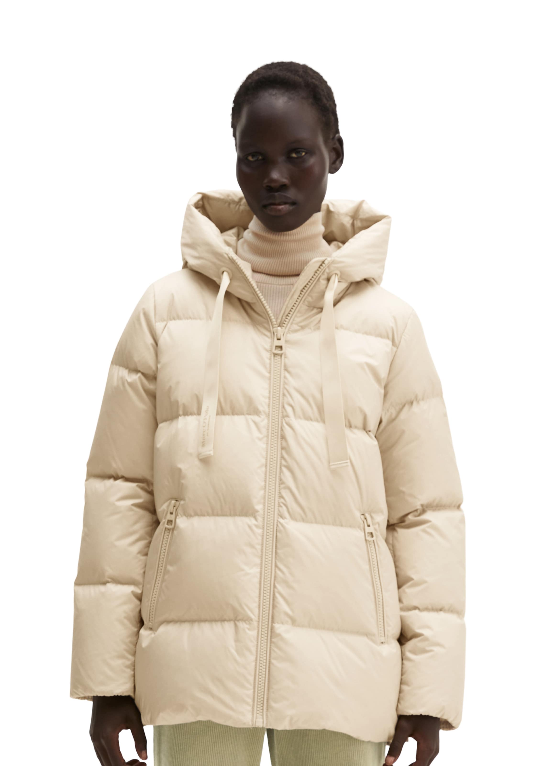 Marc O'Polo Winter Jacket in Beige: front