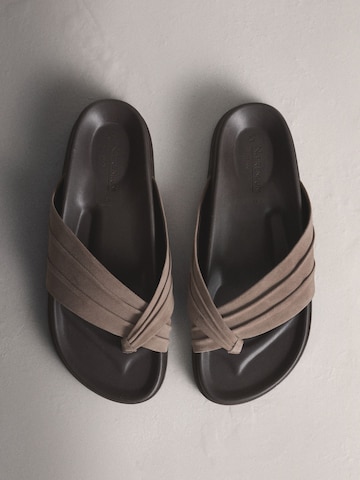 Next T-bar sandals 'N. Premium' in Grey