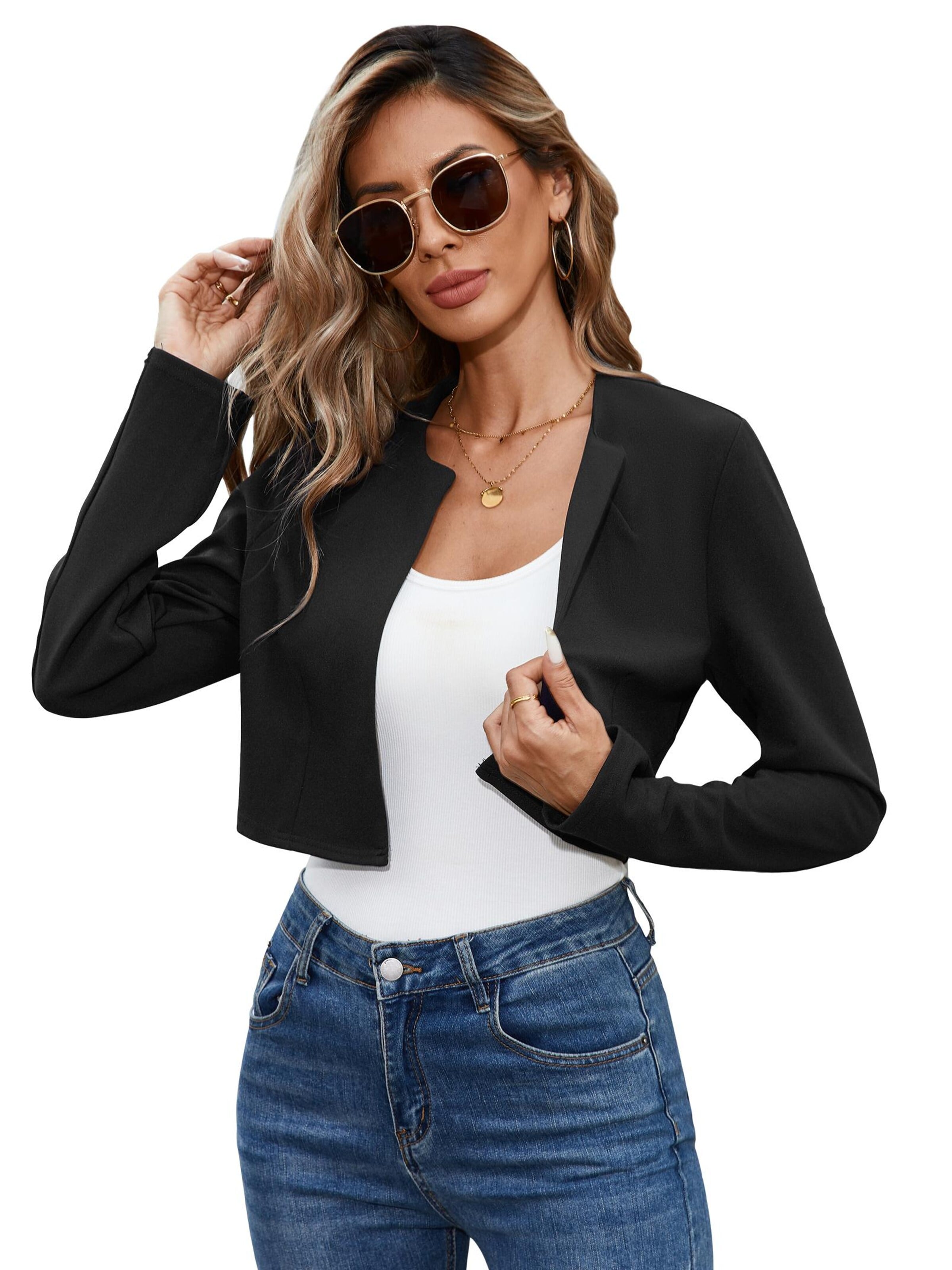 Yesfashion Blazer‌‌‌‌‌‌‌‌‌‌ in Schwarz: Vorderseite