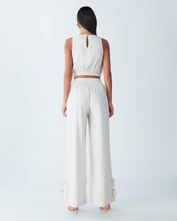 BWLDR - Top 'Laila' en blanco: atrás
