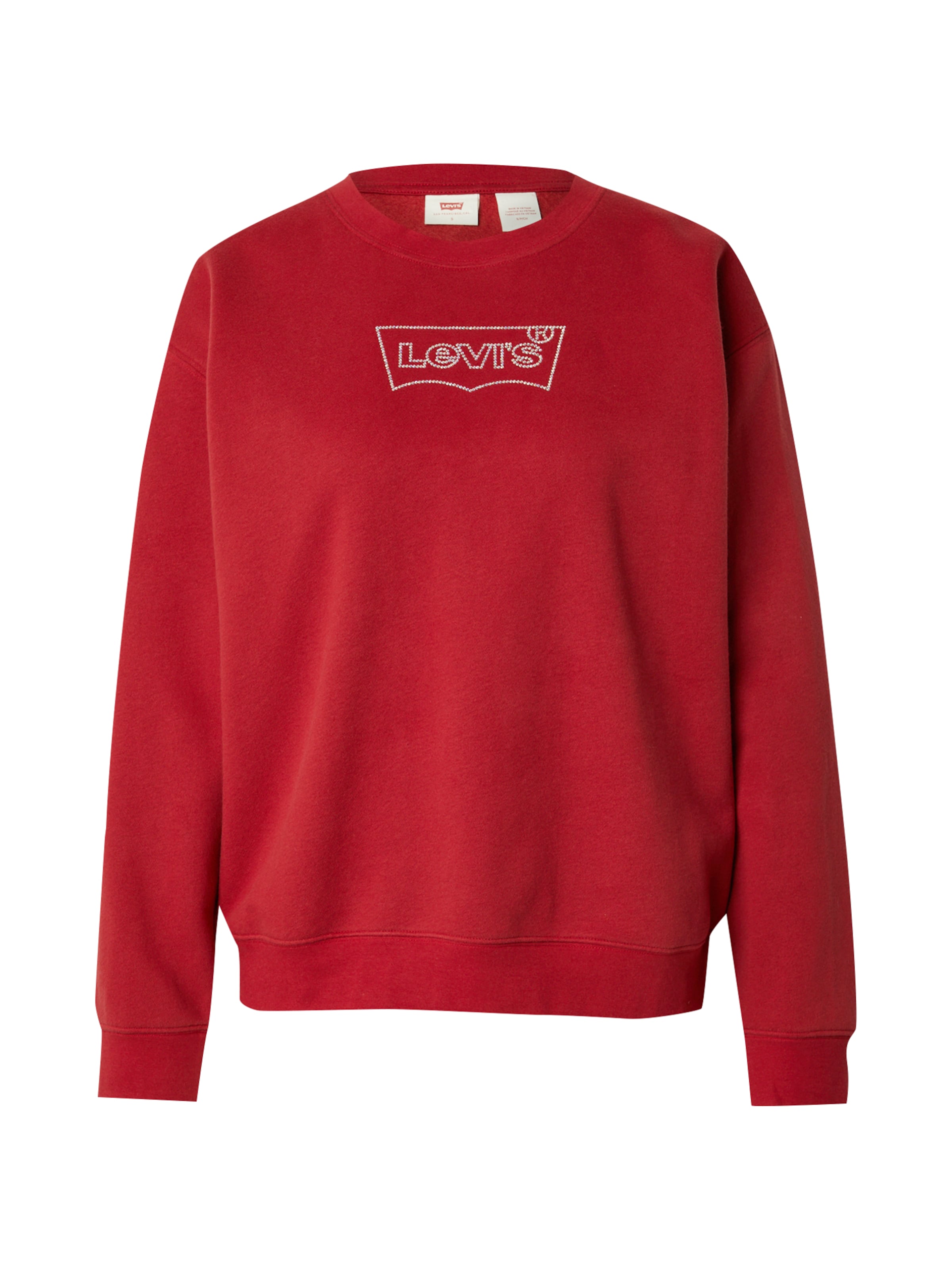 LEVI'S ® Mikina 'Graphic Everyday Crew' – červená: přední strana