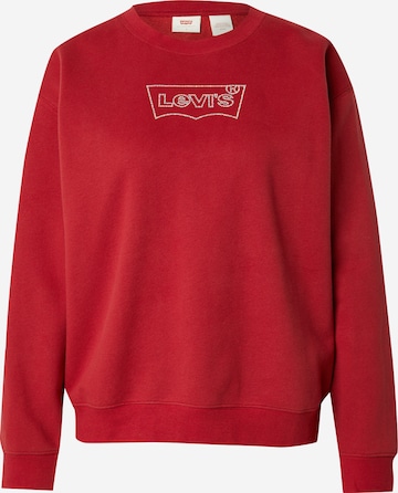 raudona LEVI'S ® Megztinis be užsegimo 'Graphic Everyday Crew': priekis