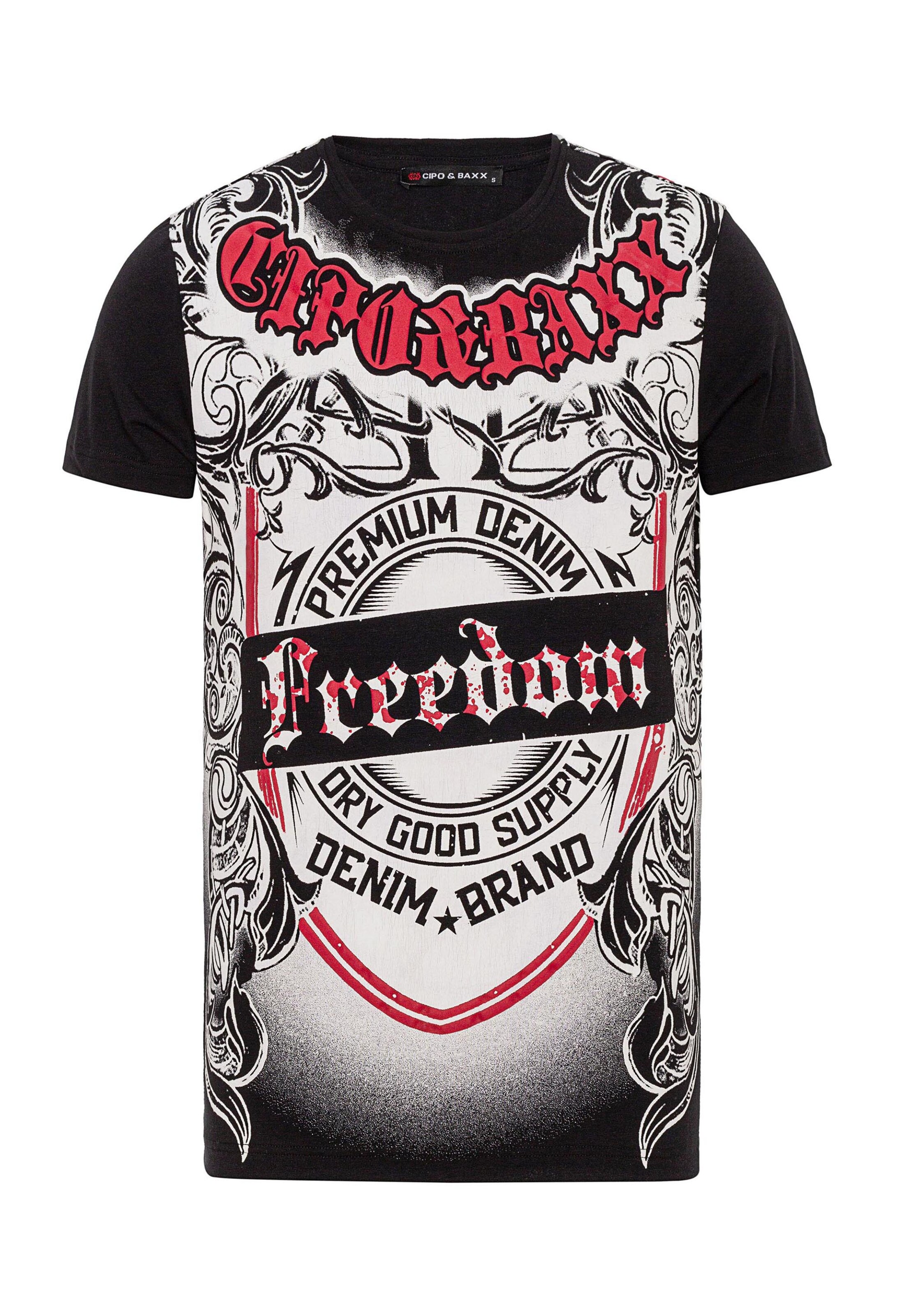 CIPO & BAXX Shirt in Black: front