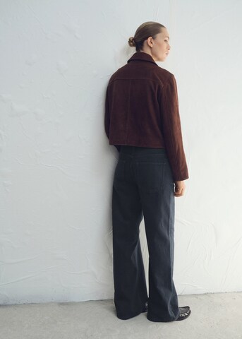 MANGO Regular Jeans in Grau