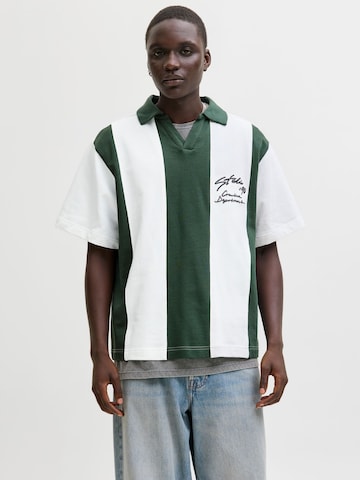 T-Shirt JACK & JONES en vert : devant