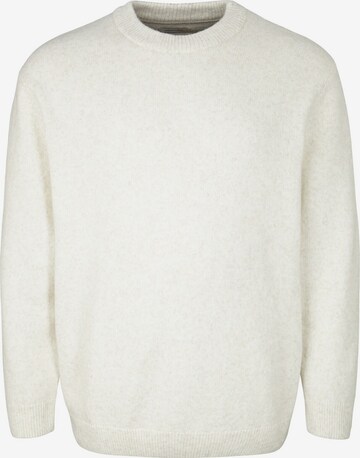 TOM TAILOR Men + Sweater in White: front