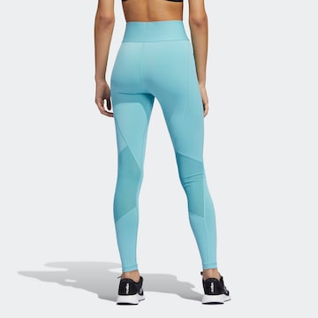ADIDAS SPORTSWEAR Skinny Športne hlače | modra barva
