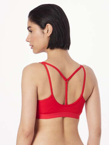 ADIDAS SPORTSWEAR Bustier Sport bh 'Core Essentials' in Rood