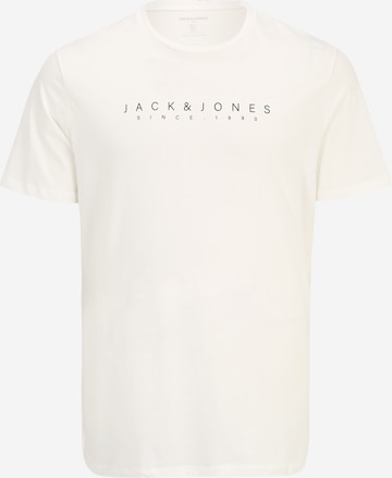 Jack & Jones Plus Póló 'ETRA' - fehér: elől