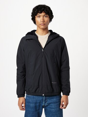 Veste mi-saison HOLLISTER en noir : devant