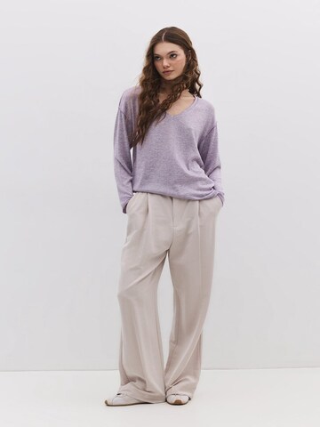 No Matter What Oversized Sweater in Purple