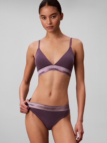 Calvin Klein Triangel BH in Lila
