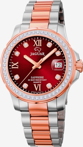 Jaguar Analog Watch in Silver: front