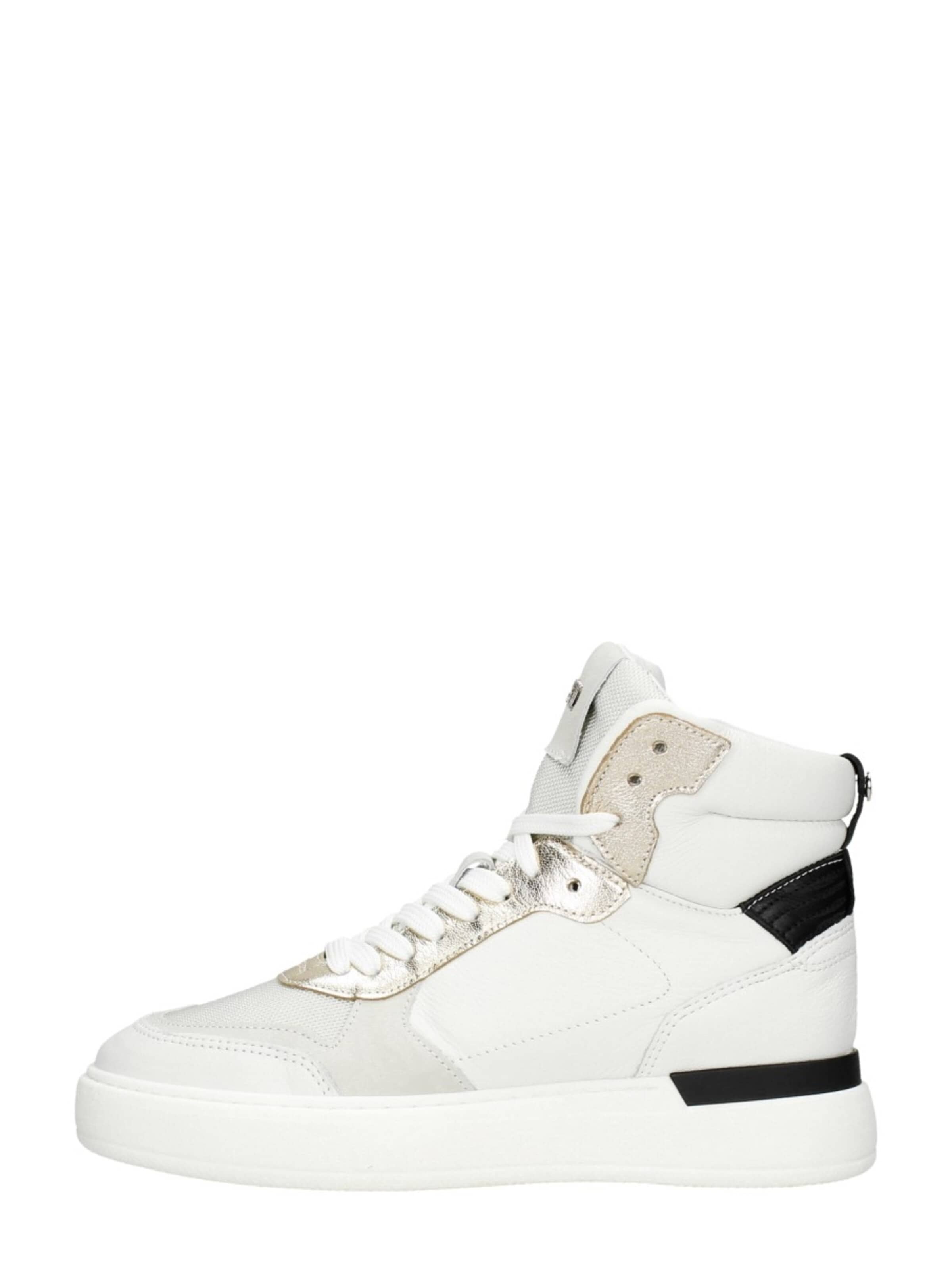Baskets hautes 'Women High Top Sneaker' Red-Rag en blanc