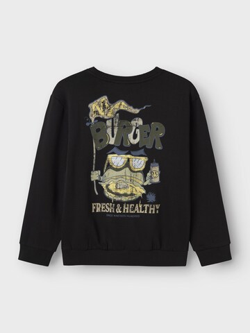 NAME IT Sweatshirt in Schwarz