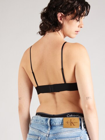Calvin Klein Trójkąt Biustonosz w kolorze czarny