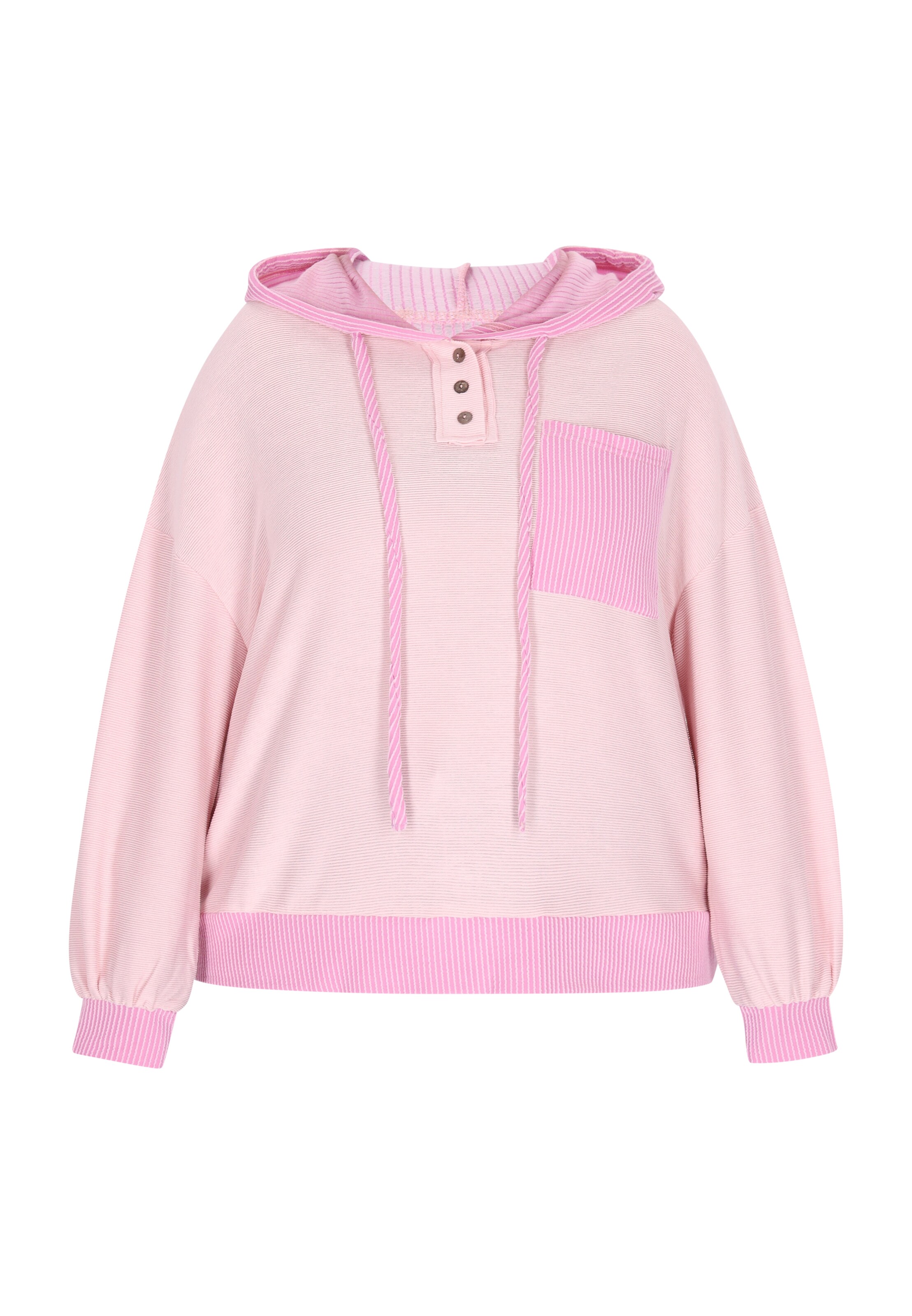 swirly - Sweatshirt em rosa: frente
