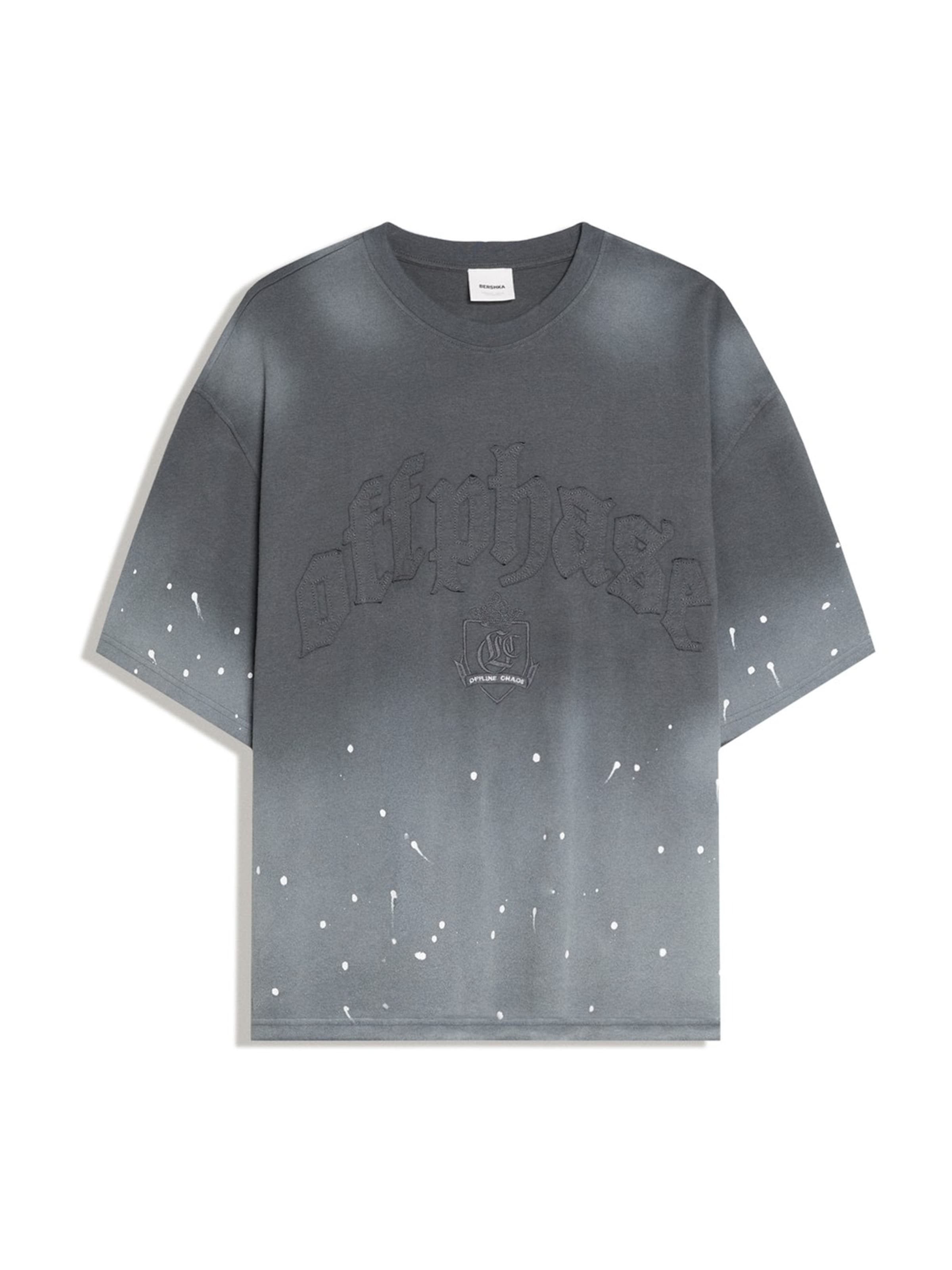 Bershka Shirt in Grey: front