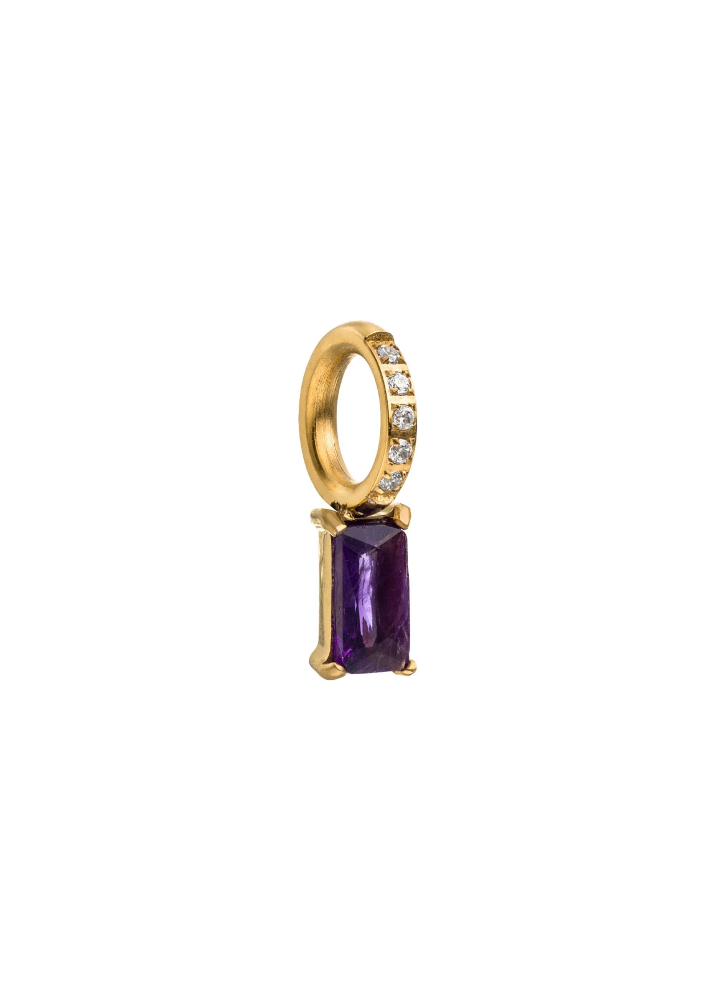 Pendentif PURELEI en or : devant