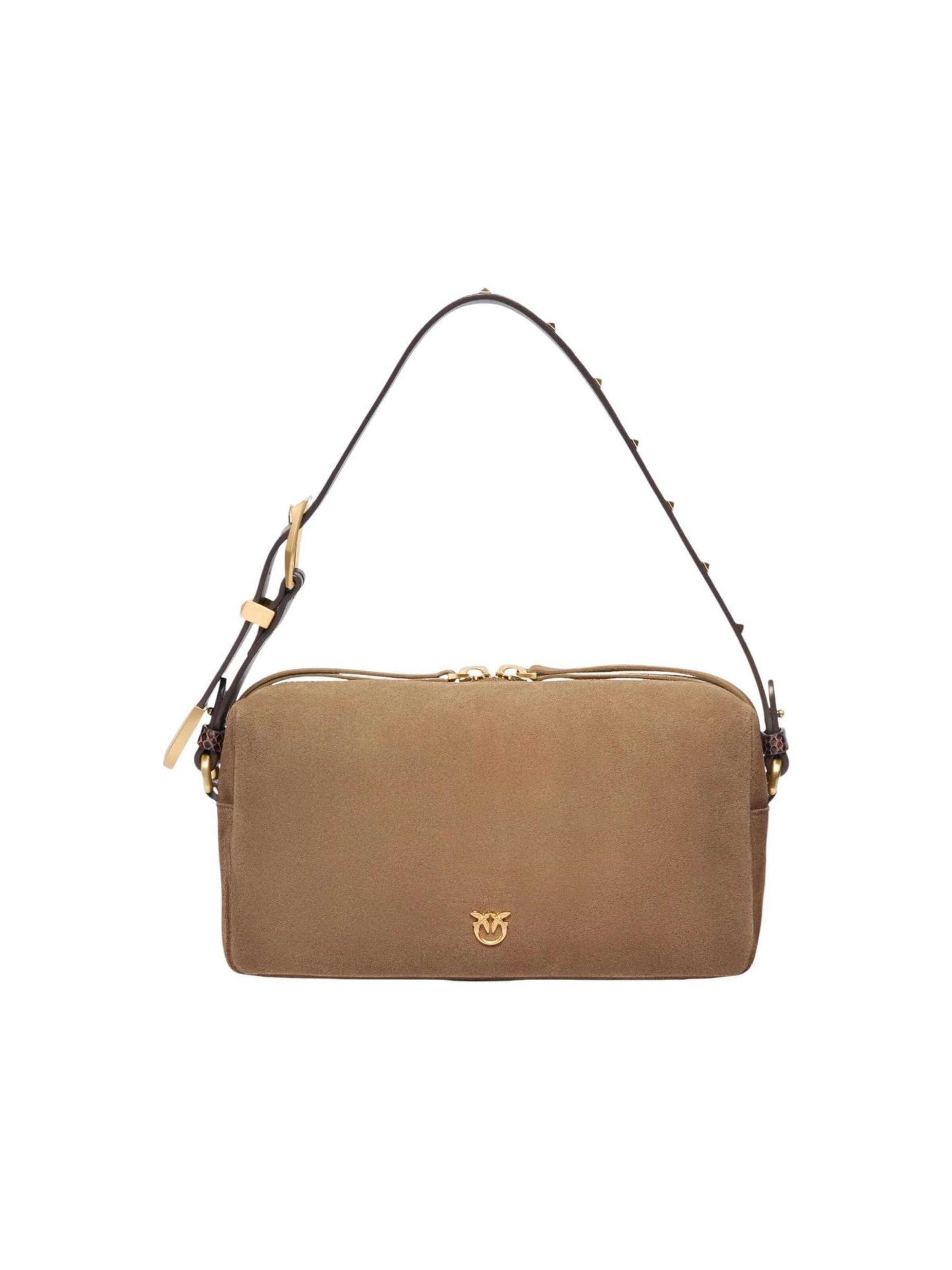 PINKO - Bolso de hombro en beige: frente