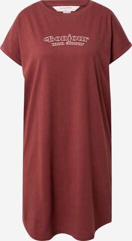 Hunkemöller - Camiseta de noche en marrón: frente