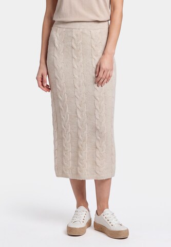usha WHITE LABEL Skirt in Beige: front