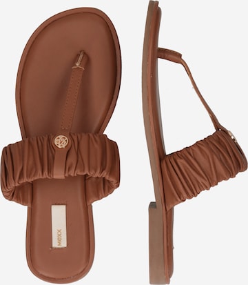 MEXX T-Bar Sandals 'Joni' in Brown