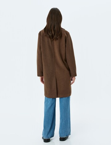 Koton Between-Seasons Coat in Brown