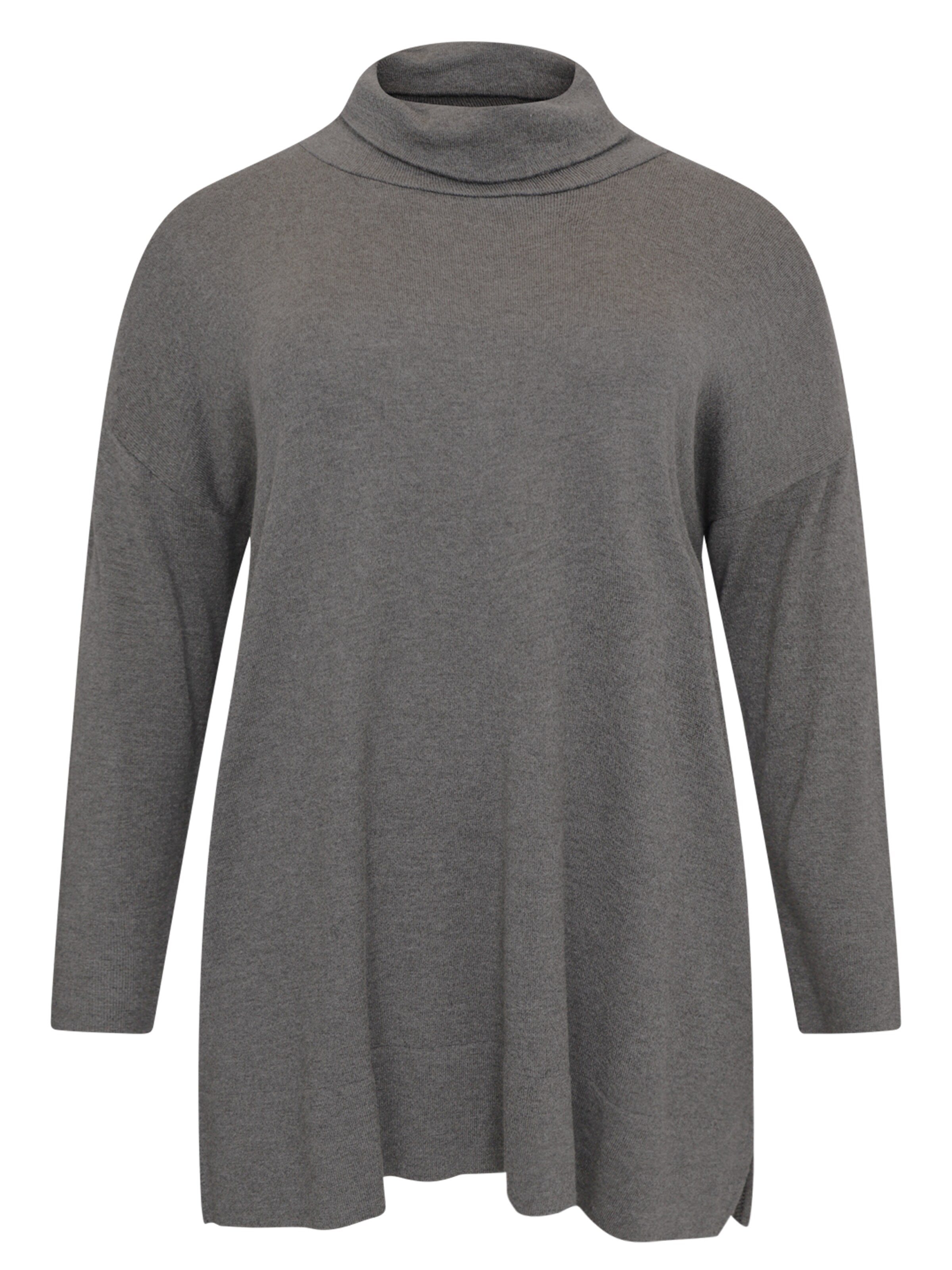 YOEK Trui &#x27;Cosy&#x27; in Grijs: voorkant