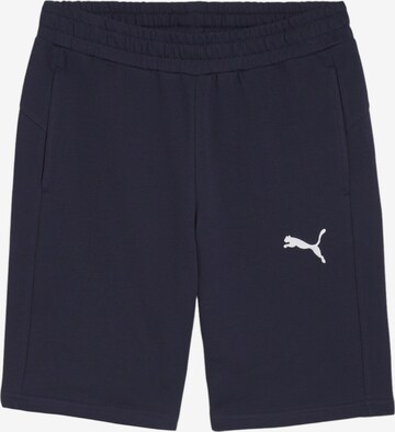 PUMA Workout Pants 'teamGOAL' in Blue: front