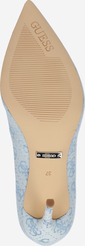 GUESS - Zapatos con plataforma 'SABALIA12' en azul