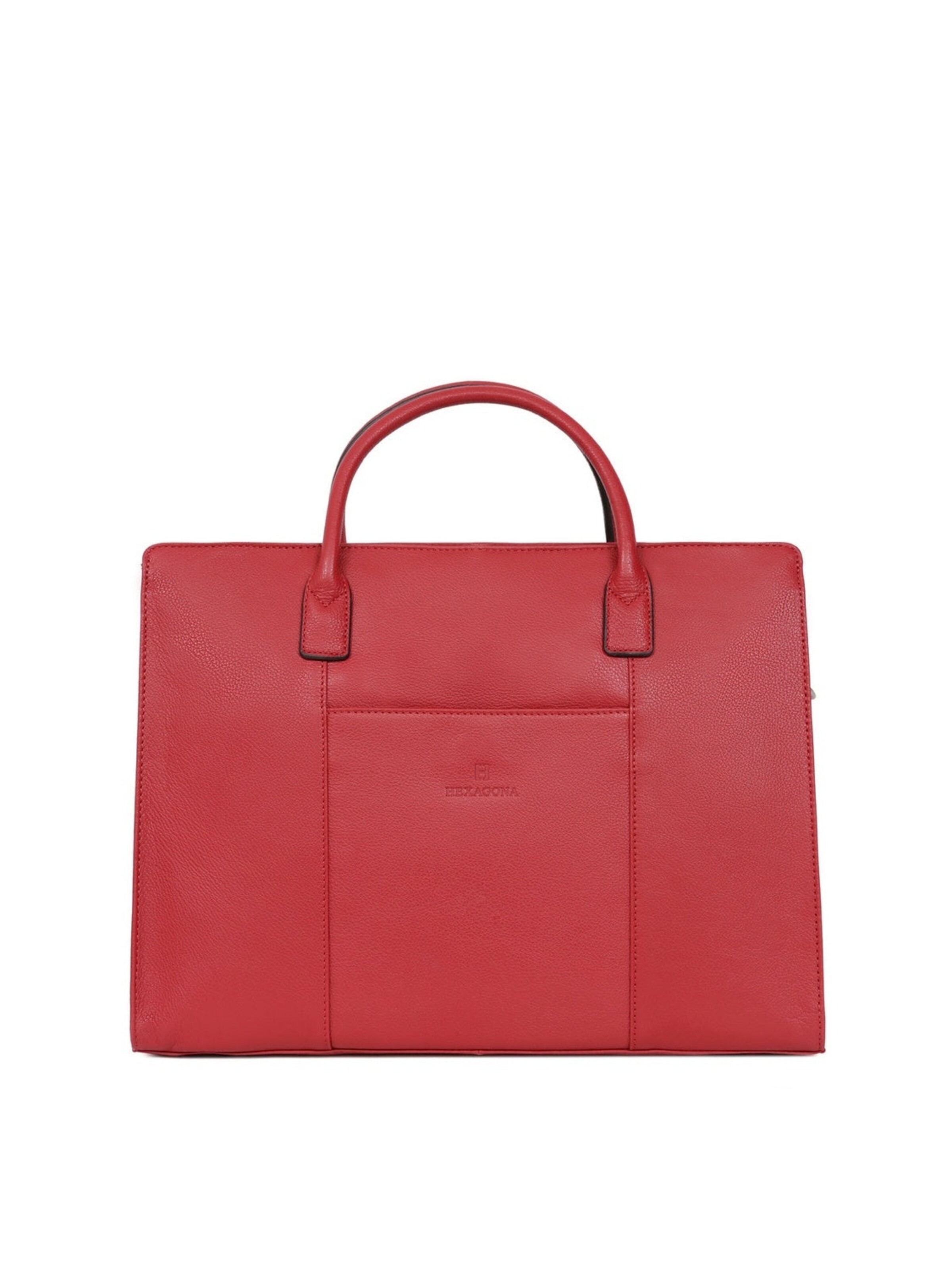 Borsa a mano 'Confort Business' di Hexagona in rosso: frontale