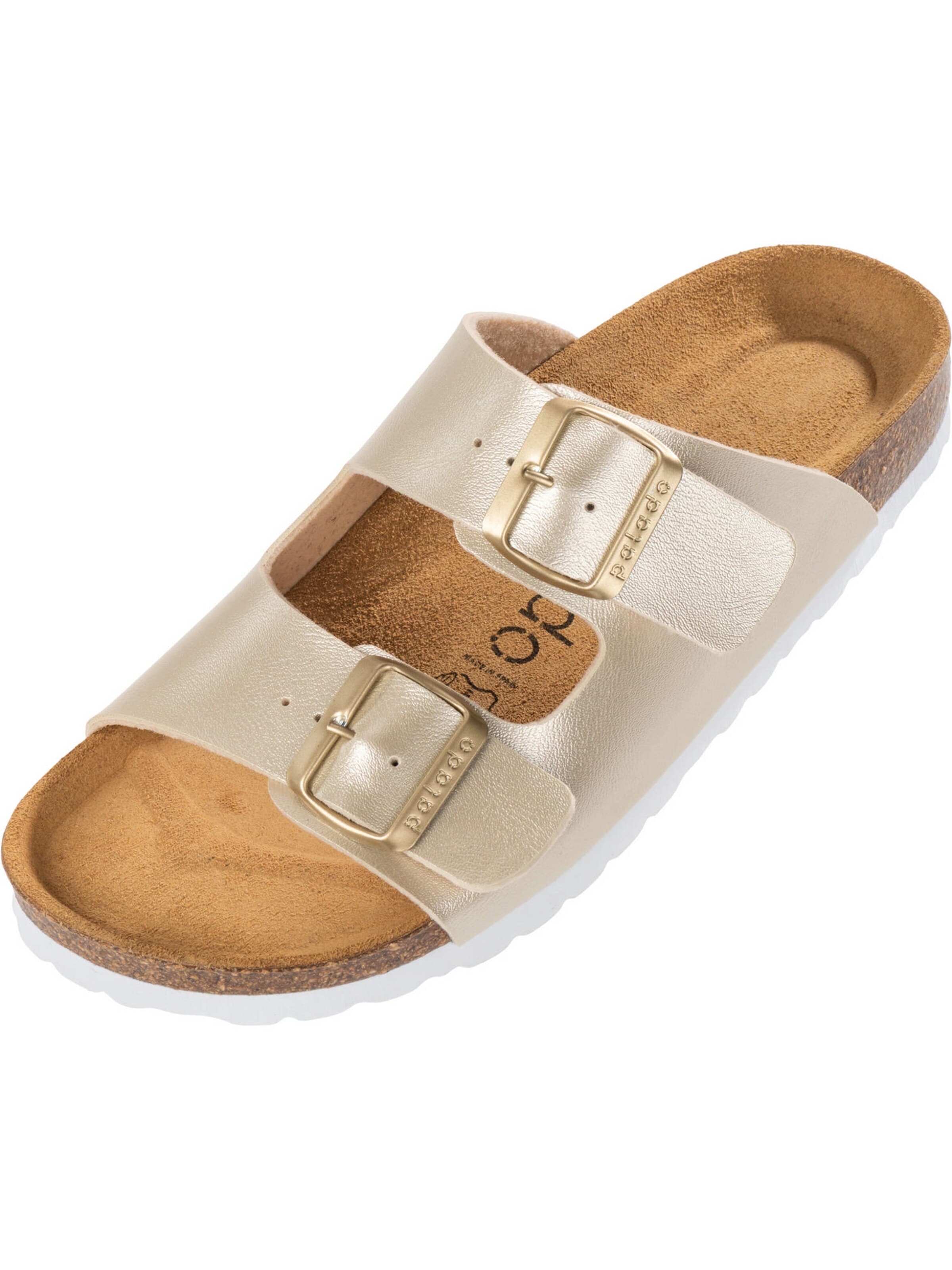 Palado Sandals 'Palado Korfu Metallic' in Gold: front