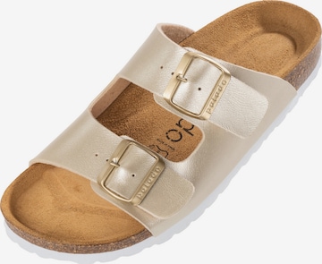 Palado Sandale 'Palado Korfu Metallic' in Gold: Vorderseite
