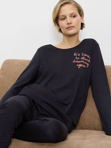 TRIUMPH Pajama ' Basic ' in Black