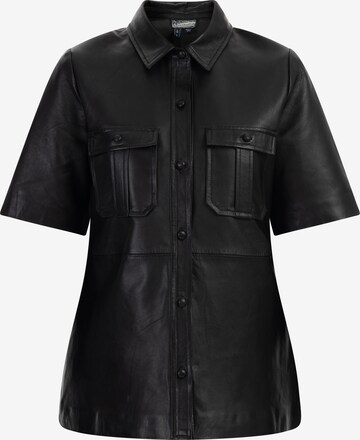 DreiMaster Vintage Bluse in Schwarz: predná strana