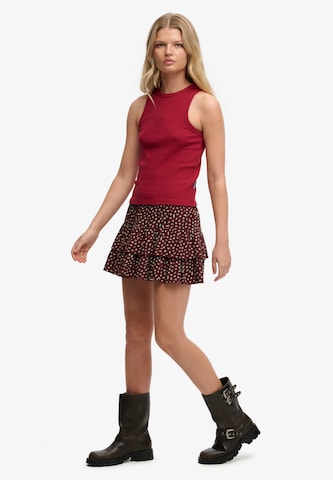 Jupe Superdry & Co en rouge