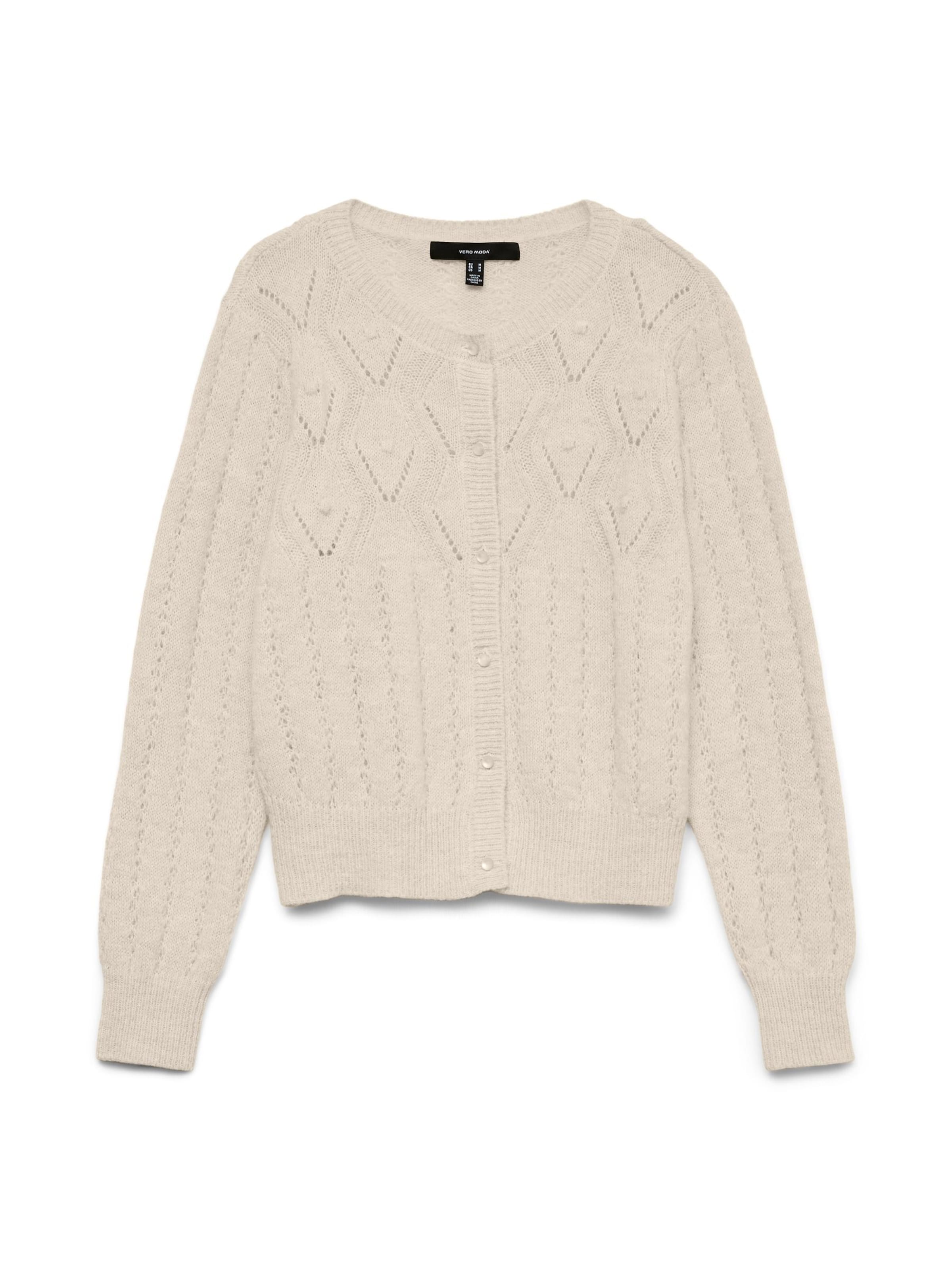 VERO MODA Cardigan i hvid: forside