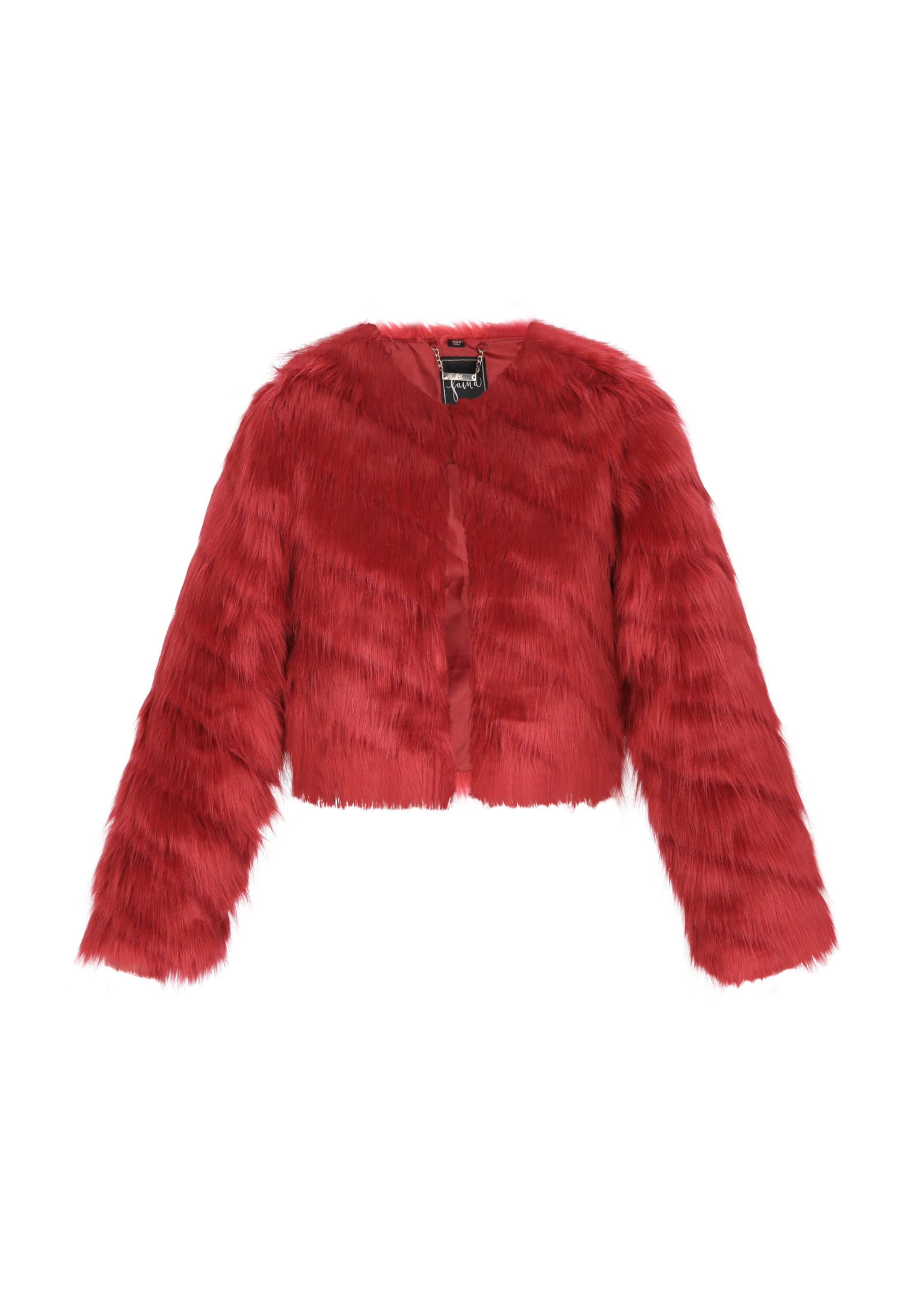 faina Демисезонная куртка в Красный: спереди