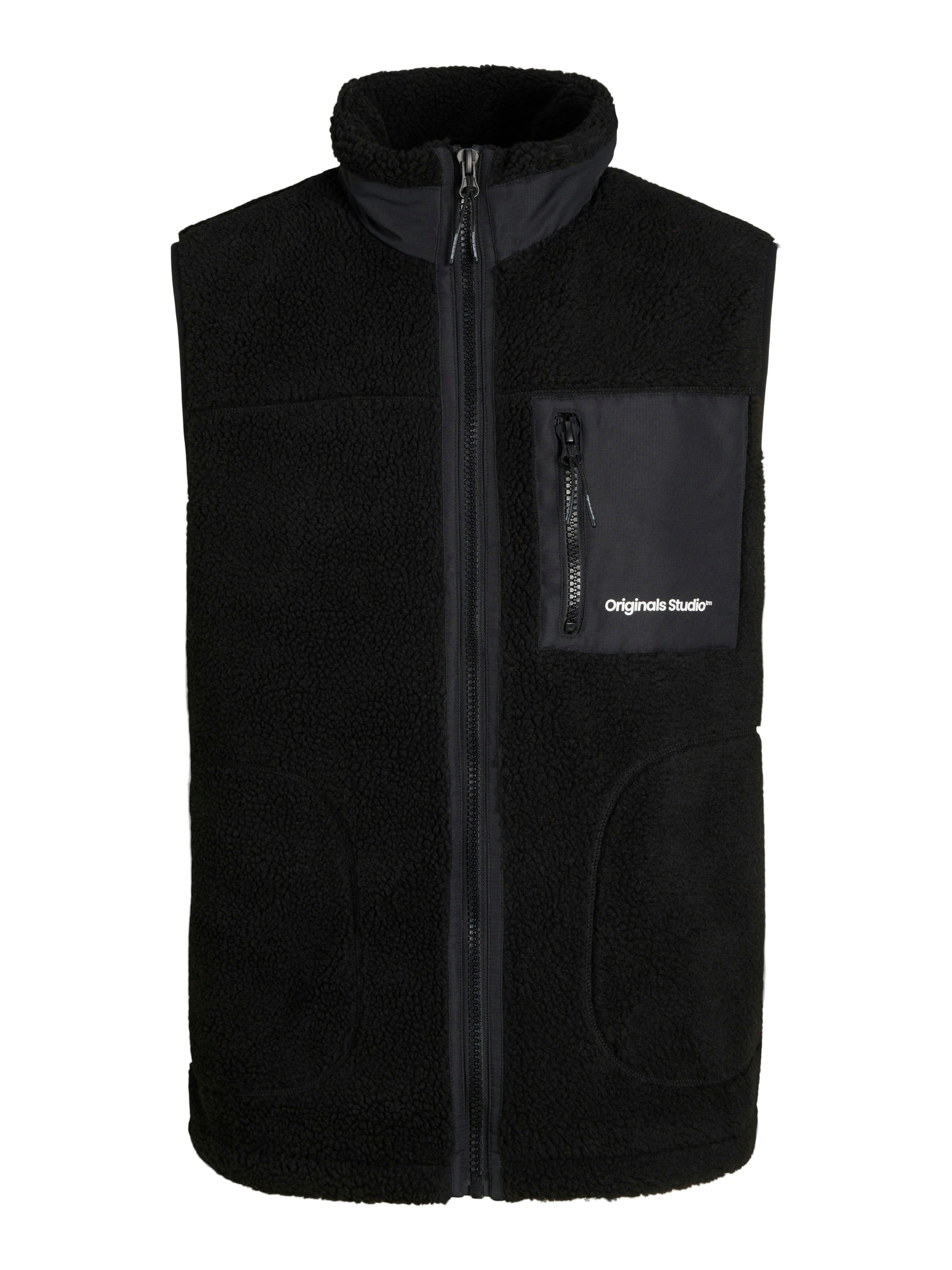 Gilet 'JORVesterbro' di JACK & JONES in nero: frontale