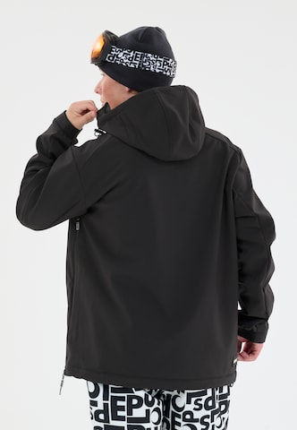 SLOPE Softshelljacke 'Fletcher' in Schwarz