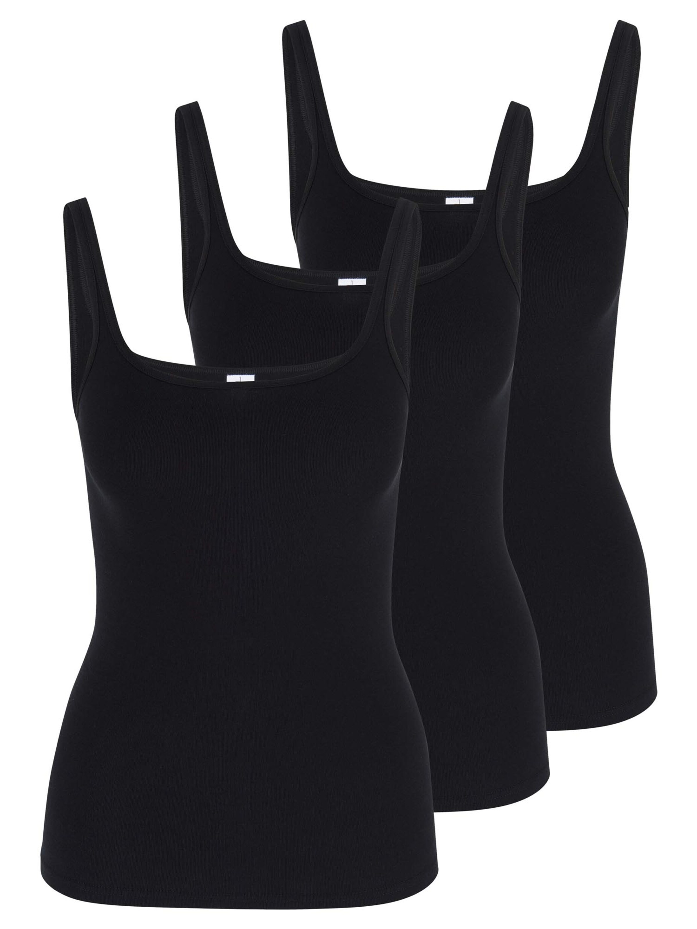 SPEIDEL Undershirt 'bio.cotton' in Black: front