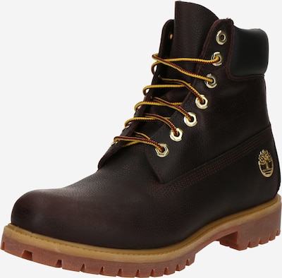 40 dydžio Auliniai batai su raišteliais iš TIMBERLAND, spalva – tamsiai ruda / juoda, Prekių apžvalga