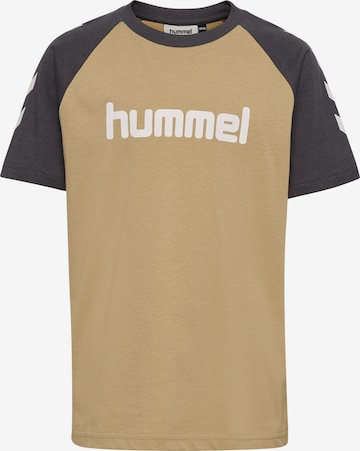 Hummel Performance shirt in Beige: front