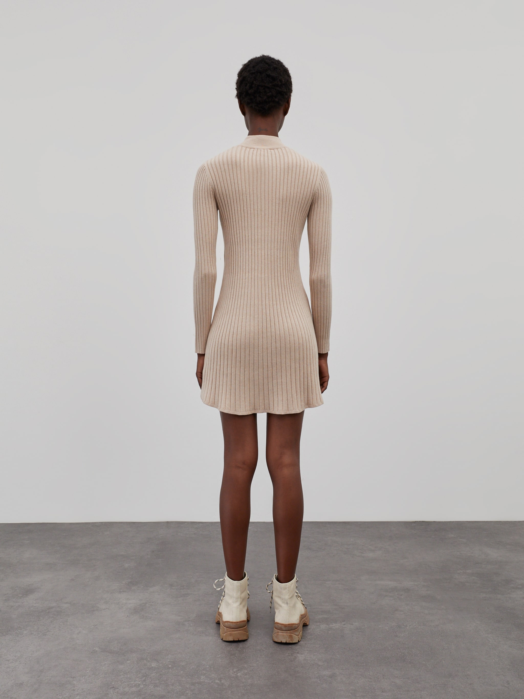 EDITED Produits Robe 'Karoline' beige chiné